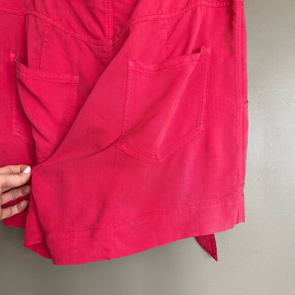 Isabel Marant Flink Suspender Shorts Pink Size Medium High Rise Chic Sexy Loose - Picture 15 of 16